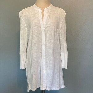 James Perse, Standard, 3/L, 3/4 sleeve, button down, EUC